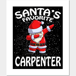 Santas Favorite Carpenter Christmas Posters and Art